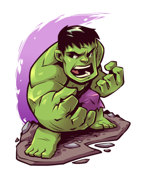 Chibi Derek Laufman Марвел