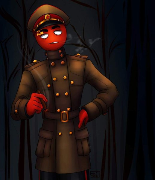 Советский Союз арт Countryhumans