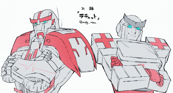 Оптимус и Рэтчет g1