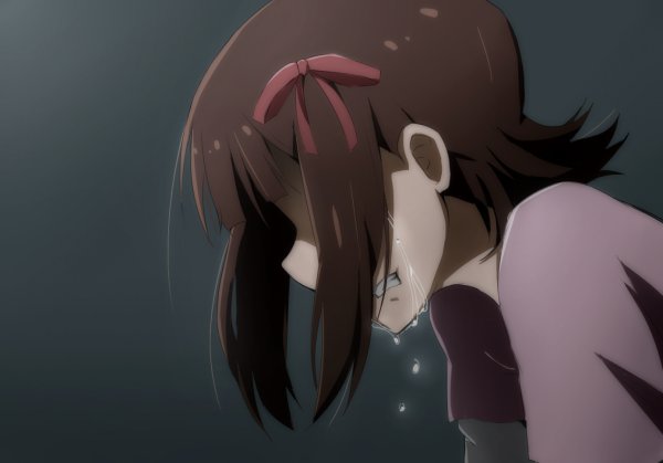 Картинки плачущих девушек аниме (49 фото)