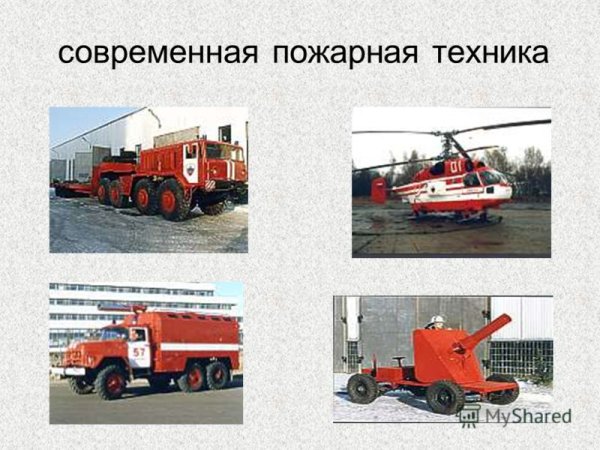Современная пожарная техника