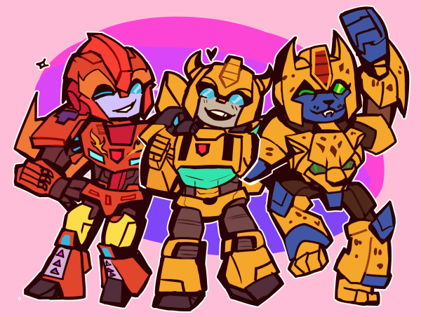 Transformers Cyberverse Бамблби и Оптимус