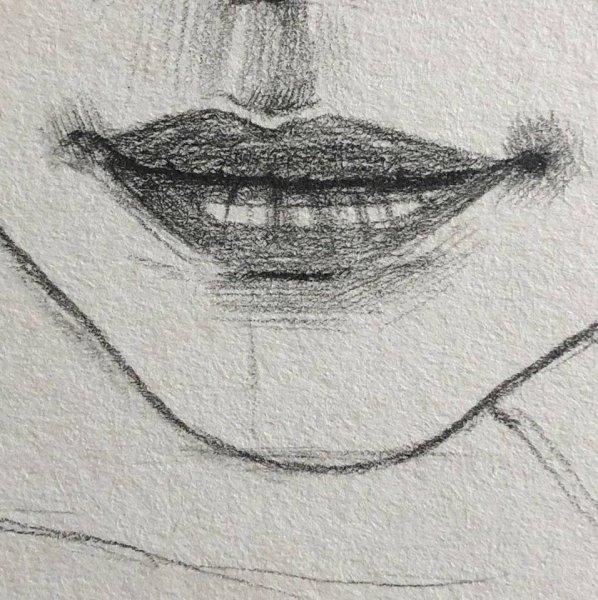 Губы рисунок