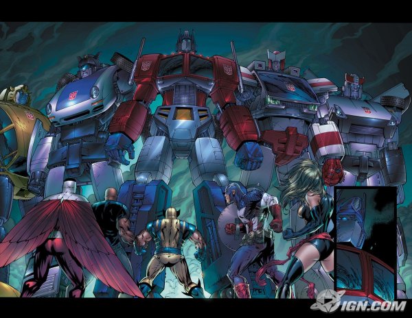 Transformers Avengers Crossover