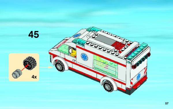 LEGO скорая 4431