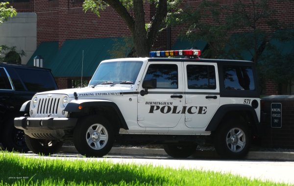Jeep Wrangler полицейский