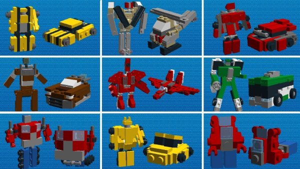LEGO Optimus Prime Transformer Mini Tutorial