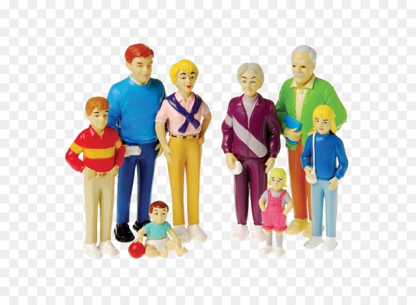Фигурки Miniland европейская семья 27395
