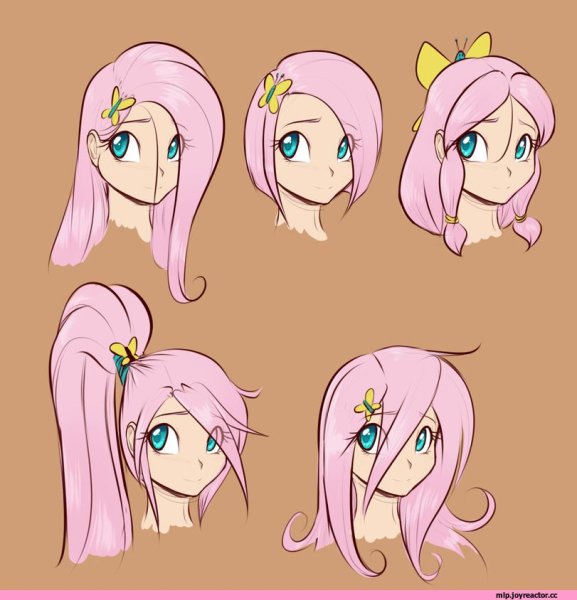 Волосы Флаттершай my little Pony