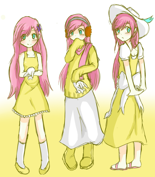 My little Pony Флаттершай человек