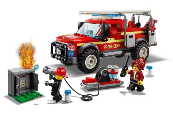 Конструктор LEGO City 60231 грузовик начальника пожарной охраны
