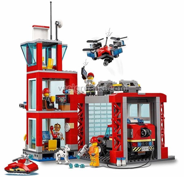 LEGO City 60215 пожарное депо
