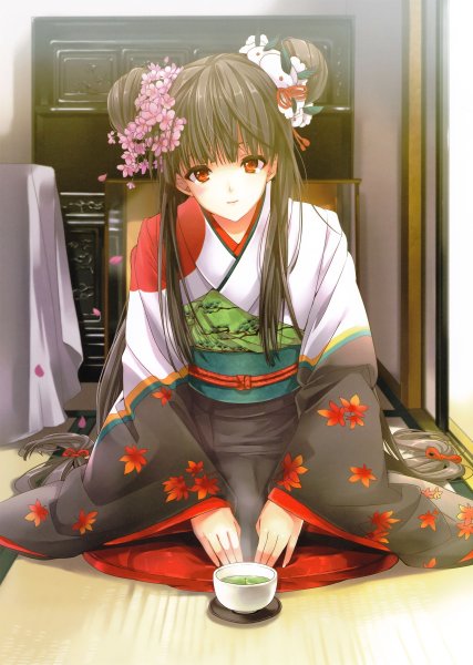 Rin Haruna кимоно