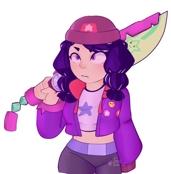 Brawl Stars арт героиня Биби