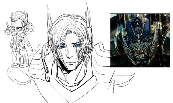 Transformers humanization Optimus