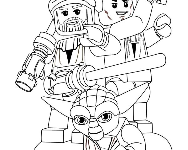 Раскраски LEGO Star Wars