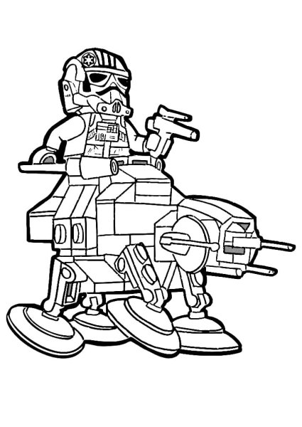 Раскраски LEGO Star Wars