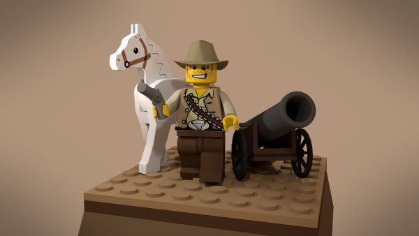 LEGO ковбой moc