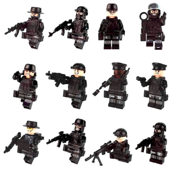 Лего спецназ SWAT минифигурки