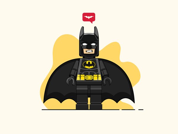 LEGO Batman vector