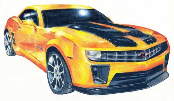 Chevrolet Camaro Bumblebee Art