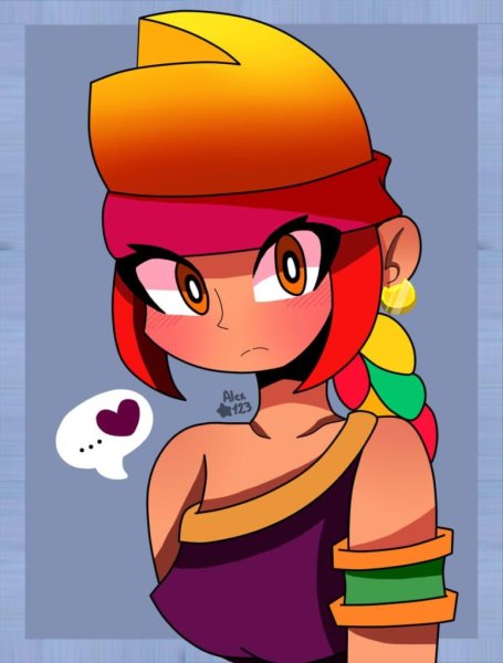 Brawl Stars Амбер арт