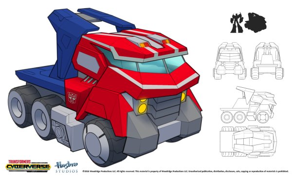 Transformers Cyberverse Optimus Prime Truck