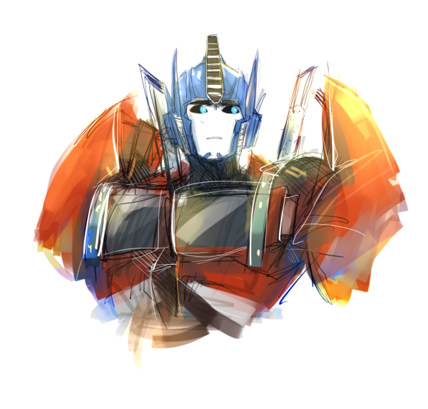 Transformers Optimus Prime Art