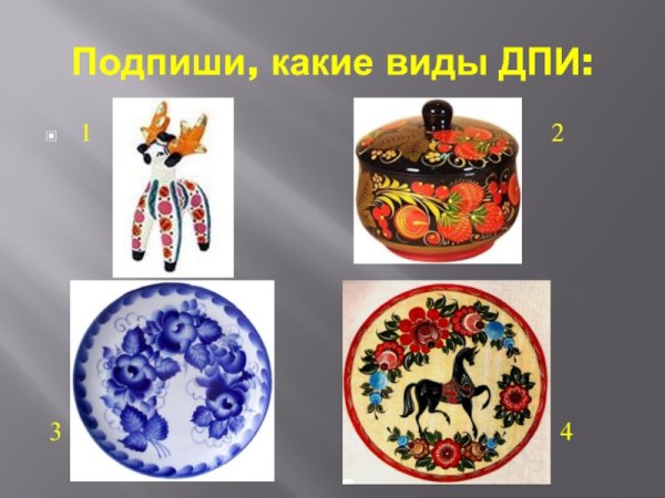 Вид изо декоративно прикладное искусство