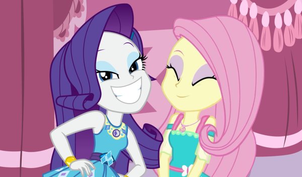 Рарити и Флаттершай Equestria