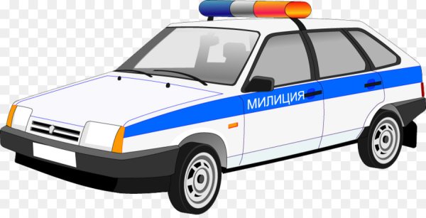 ВАЗ 2108 ДПС рисунок сбоку