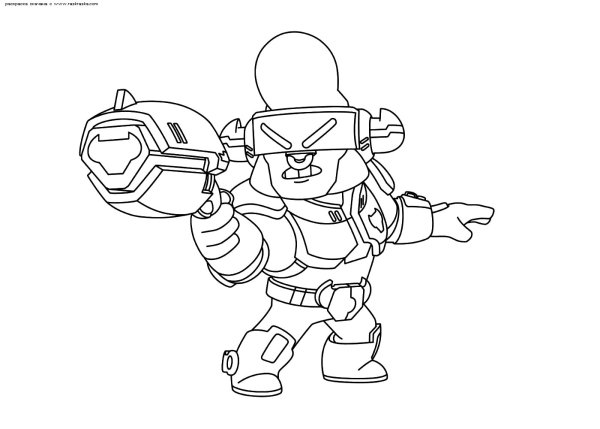 Brawl Stars астробык Булл