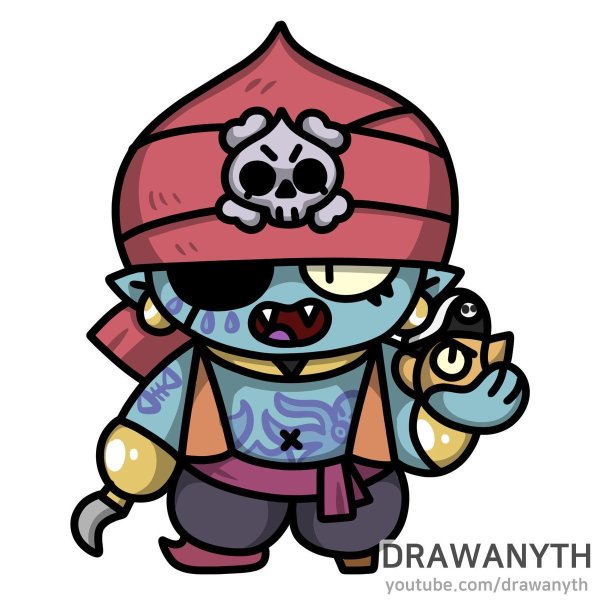 Джин пират Brawl Stars
