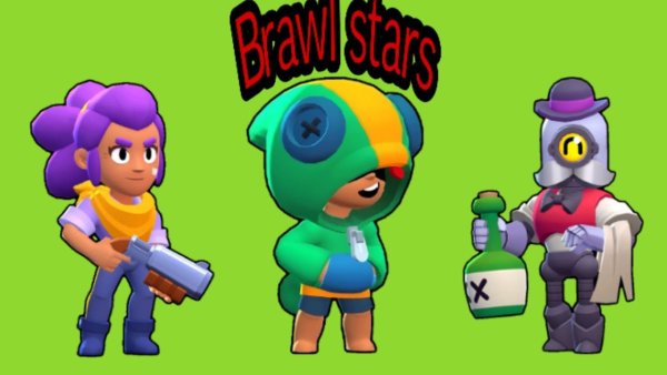 Шелли и Леон из Brawl Stars