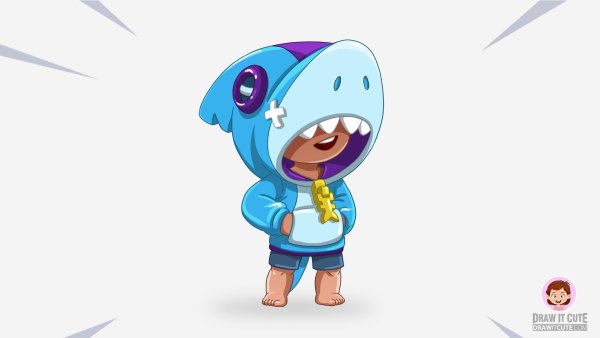 Brawl Stars Леон акула