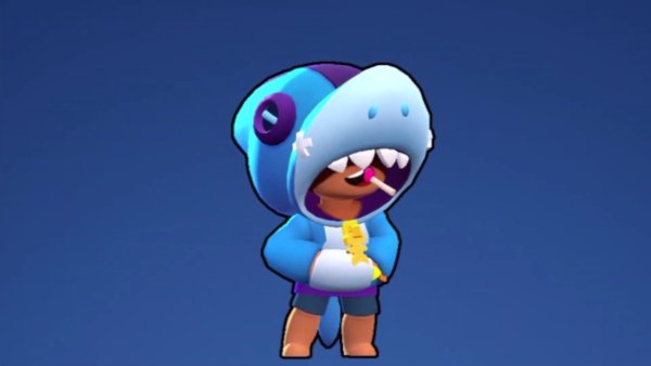 Леон акула из Brawl Stars