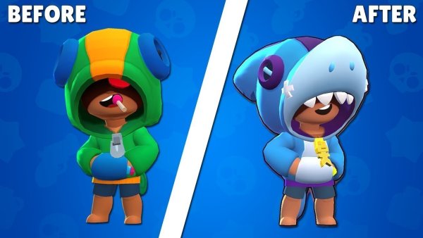 Brawl Stars Леон акула
