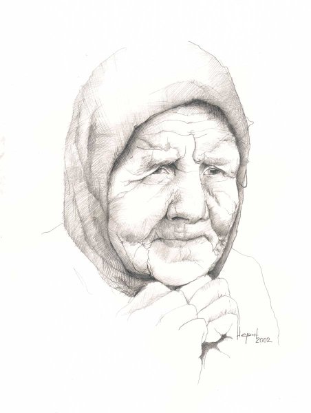 Картинки портрет пожилого человека (44 фото)