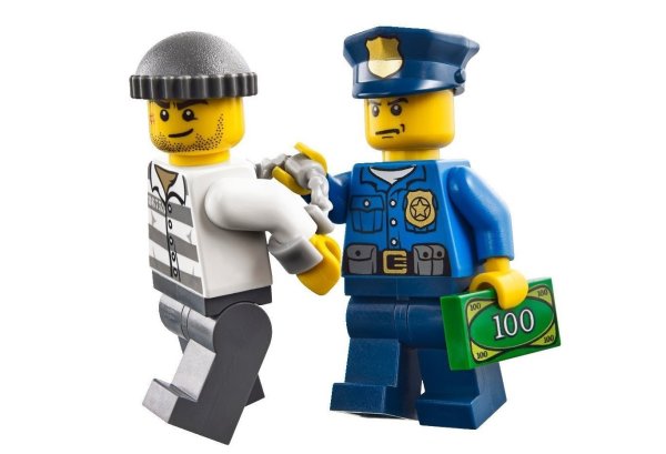 Конструктор LEGO City 60044 выездной отряд полиции