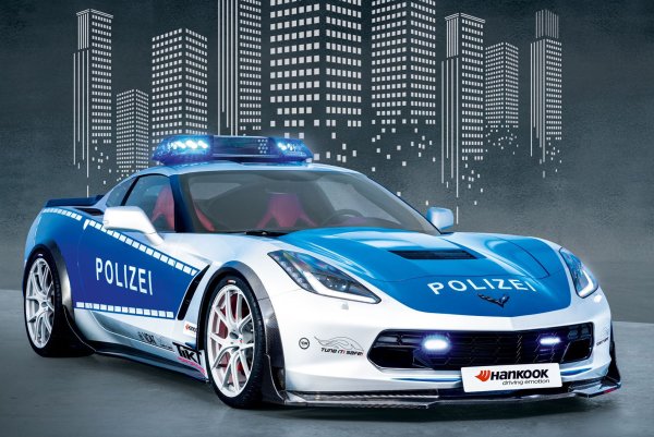 Chevrolet Corvette c7 Police