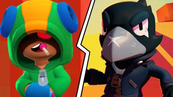 Игрушки Brawl Stars Леон и ворон
