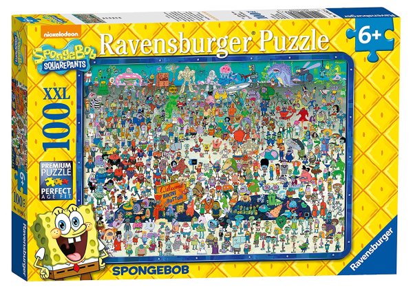 Пазлы Trefl Puzzle губка Боб квадратные штаны