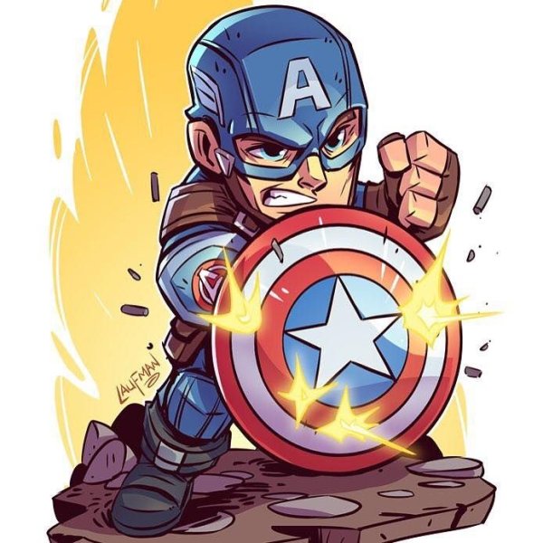 Chibi Derek Laufman Марвел