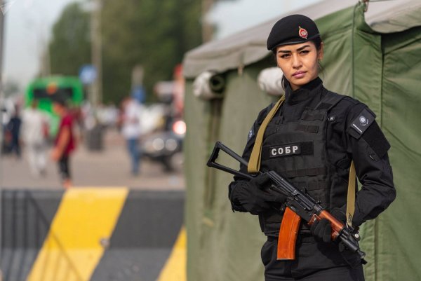 Полицейский спецназ Казахстана