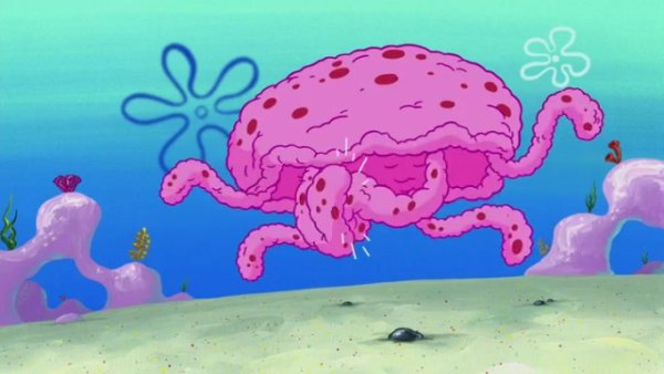 Арты медузы губка боб (49 фото)