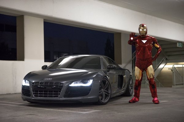 Audi r8 Тони Старк