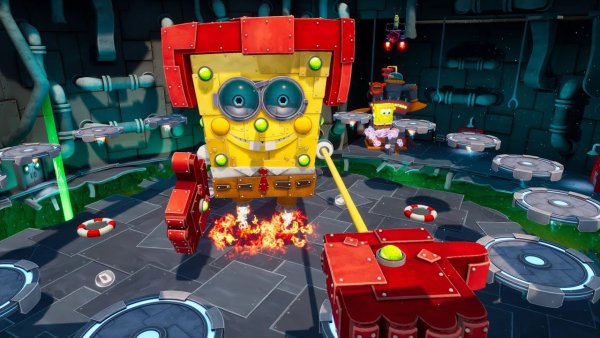 Игра губка Боб Battle for Bikini bottom rehydrated