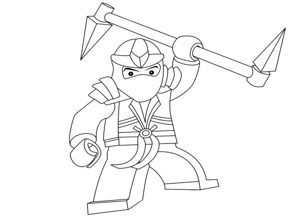 Раскраски для мальчиков LEGO Ninjago