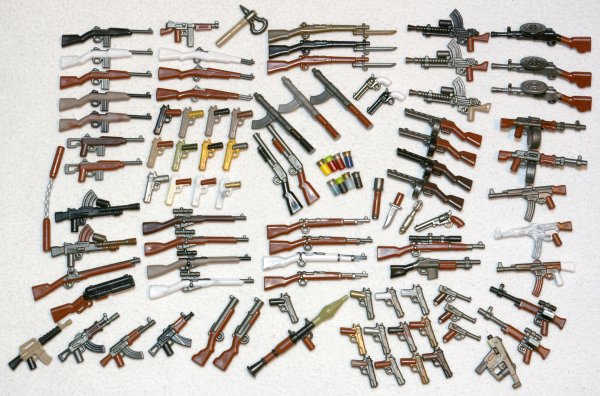LEGO оружие BRICKARMS вторая мировая война