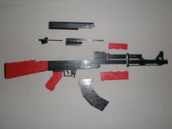Лего автомат АК 47